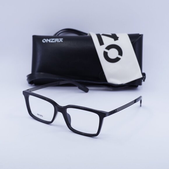 Kenzo KZ50016U 001 Square 52mm Eyeglasses - Black - Picture 8 of 11